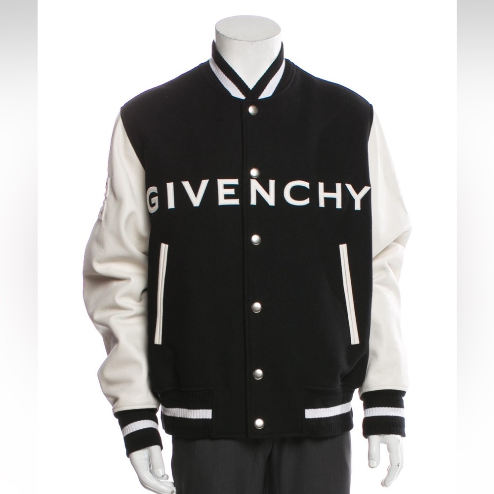 Givenchy Black and White Varsity Jacket